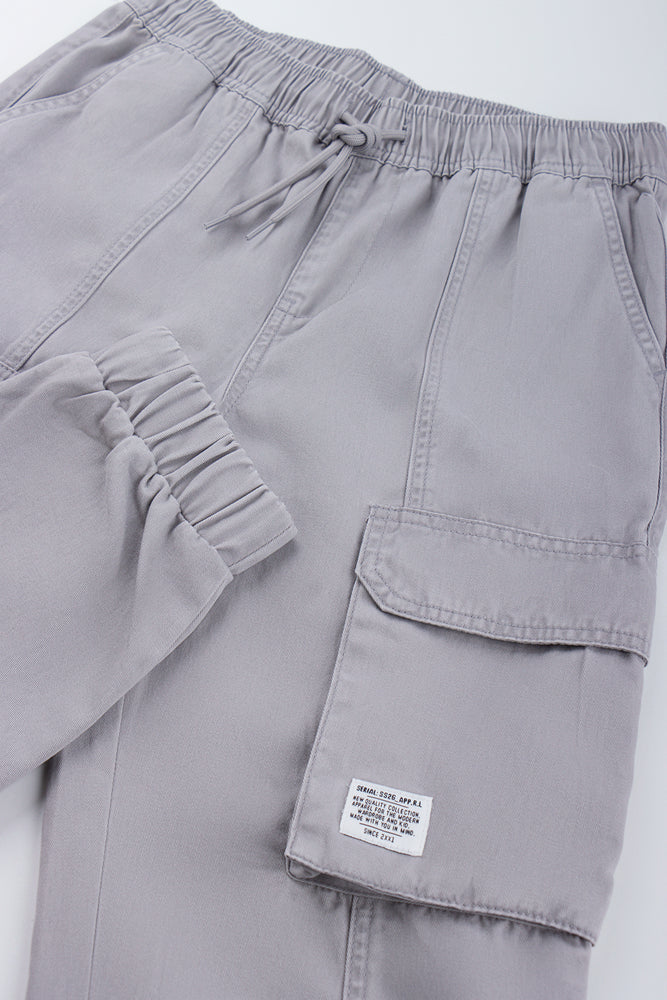Charcoal Utility Cargo Pants (1)