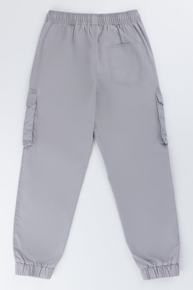 Charcoal Utility Cargo Pants (2)