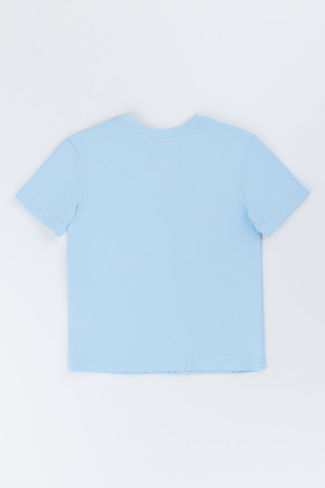Light Blue Short Sleeve T-Shirt (2)