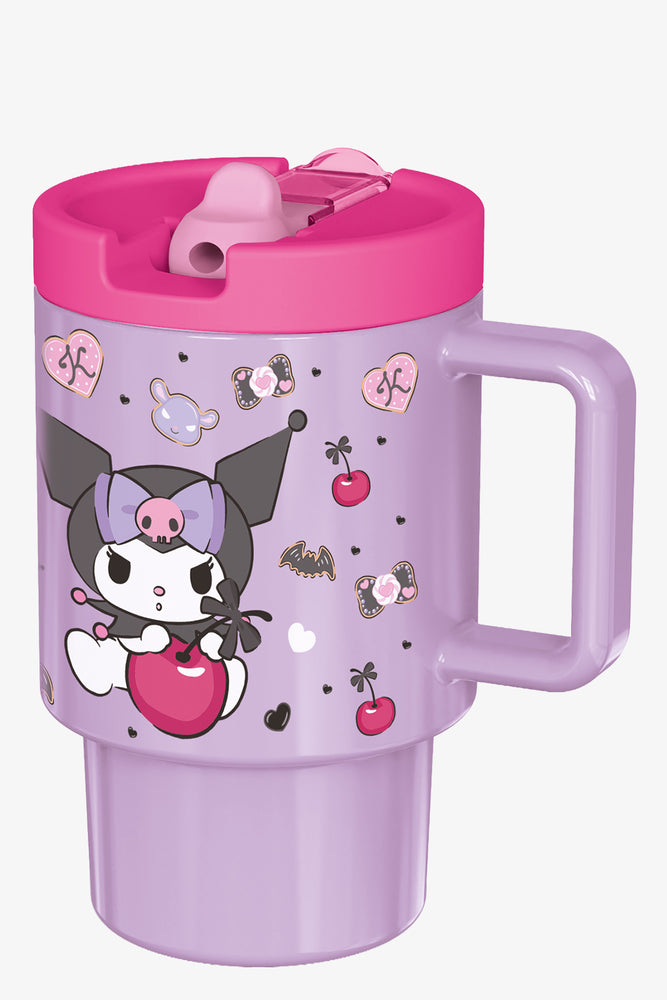 Lilac Kuromi Character Travel Mug