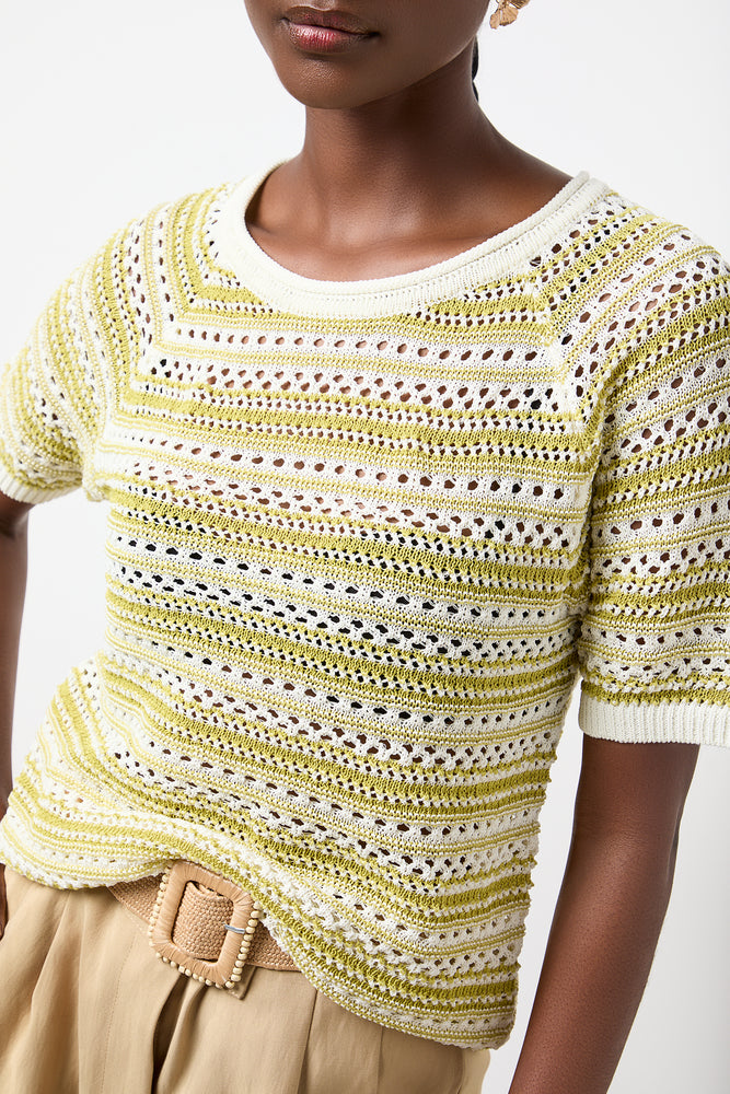 Green Milk Short Sleeve Knit (3)