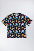 Black Oversized Graphic T-Shirt