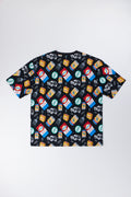 Black Oversized Graphic T-Shirt (2)