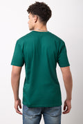 Forest Green Graphic Print T-Shirt (2)