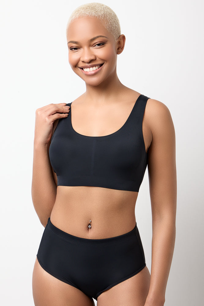 Seamless Bonded Scoop Neck Bralette