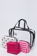 Clear 3 Piece Toiletry Bag Set (2)