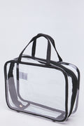 Clear 3 Piece Toiletry Bag Set (3)