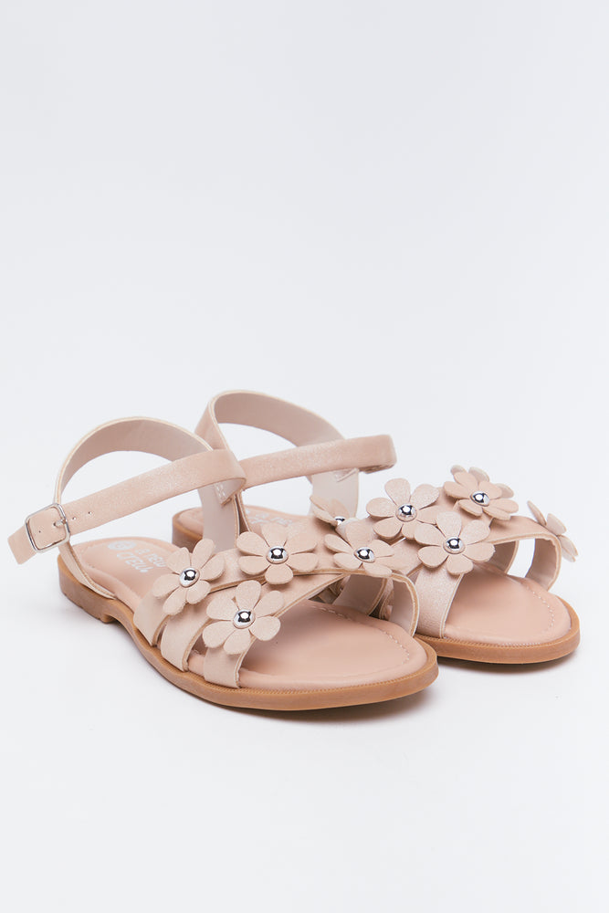 Stone Daisy Strappy Sandals