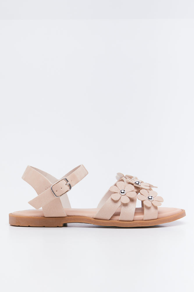 Stone Daisy Strappy Sandals (1)