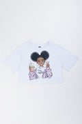 White Matcha Graphic Boxy T-Shirt