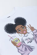 White Matcha Graphic Boxy T-Shirt (1)