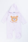 White Stripe Buddy Bear Jumpsuit
