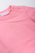 Pink Hello World Romper (1)