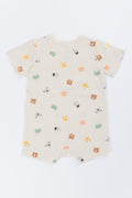 Cream Animal Print Romper (2)