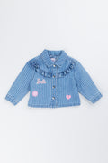 Barbie Stripe Denim Jacket
