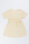 Striped Tweety Bird Drawstring Dress (2)