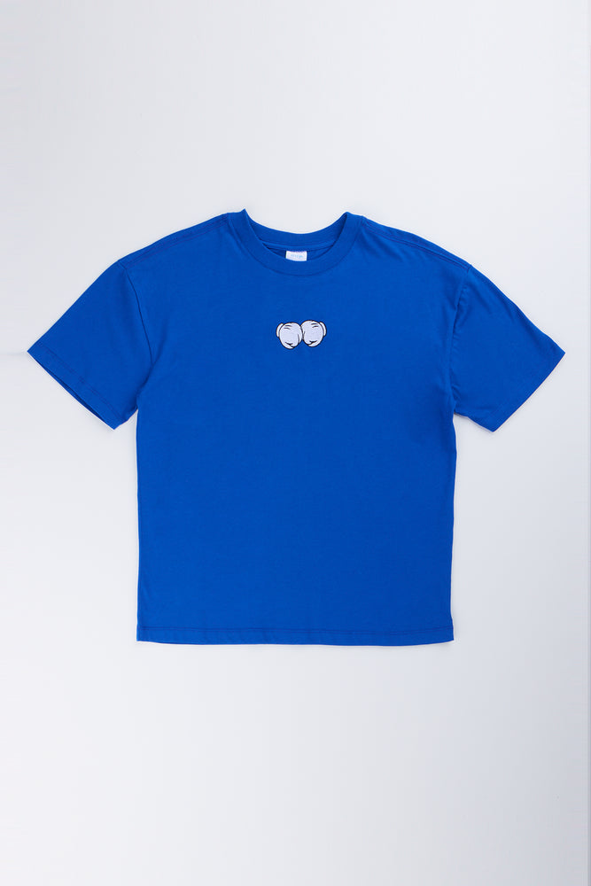 Blue Mickey Mouse Graphic T-Shirt