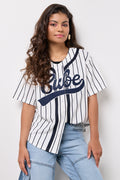 Striped Button Down Baseball Shirt (1)
