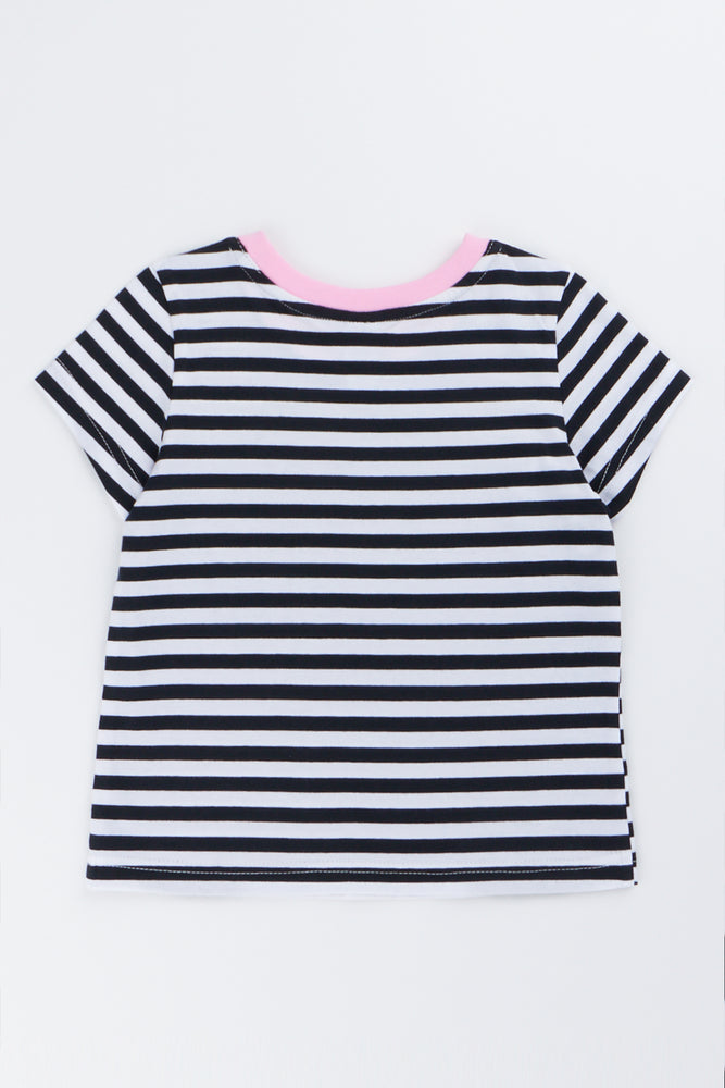 Striped Short Sleeve T-Shirt (2)