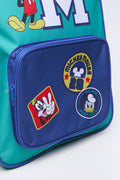 Green Mickey Mouse Front Pocket Backpack (3)