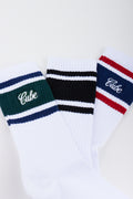 3 Pack Striped Anklet Socks (1)