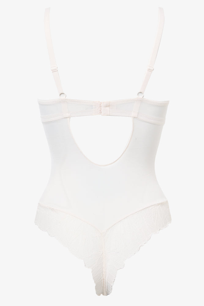 Bridal Lace Detail Bodysuit (1)
