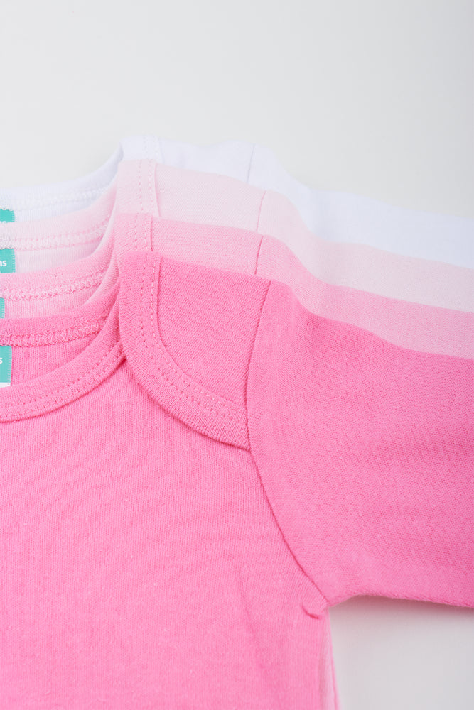4 Pack Long Sleeve Bodysuits (1)