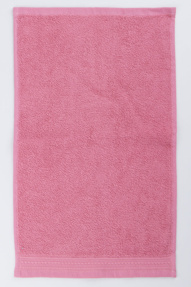 Pink Cotton Guest Towel