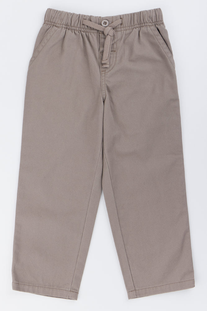 Stone Pull On Chino Pants