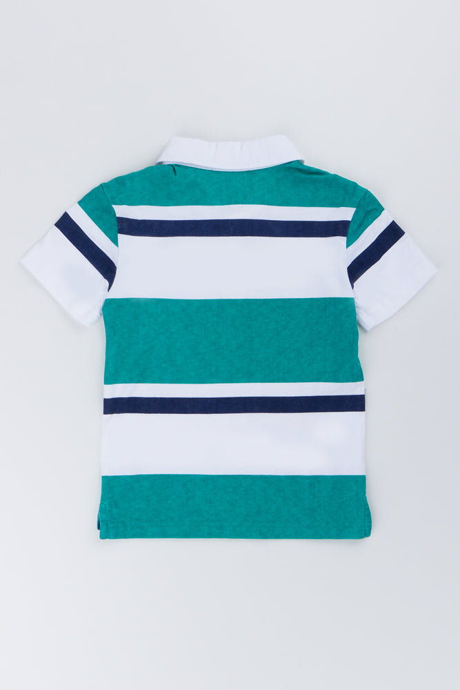 Green Mickey Mouse Stripe Golfer (2)