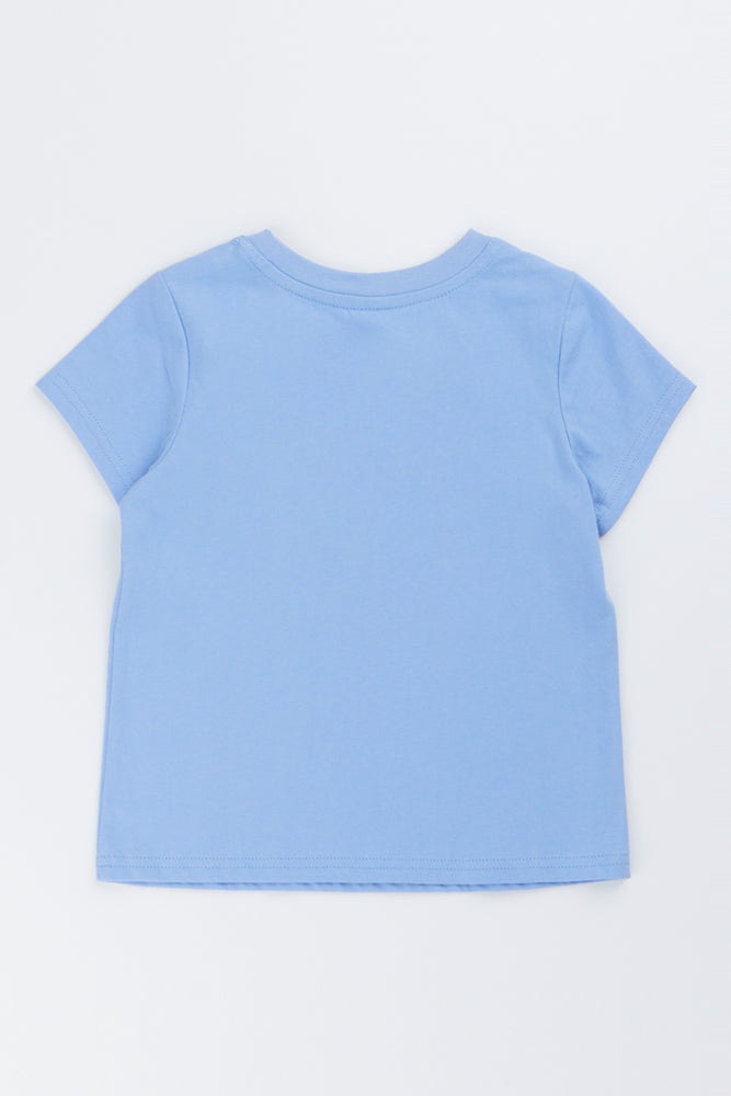 Blue Cupcake Embroidered T-Shirt (2)