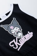 Kuromi Black Ringer Dress (1)