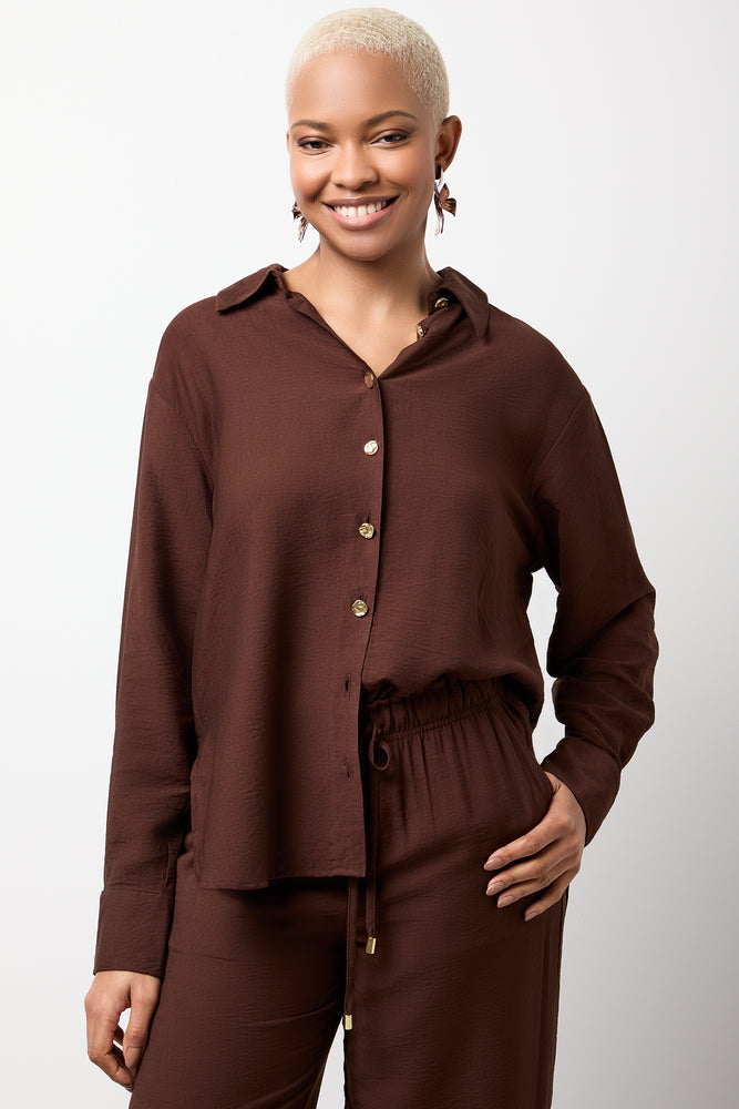 Chocolate Long Sleeve Shirt