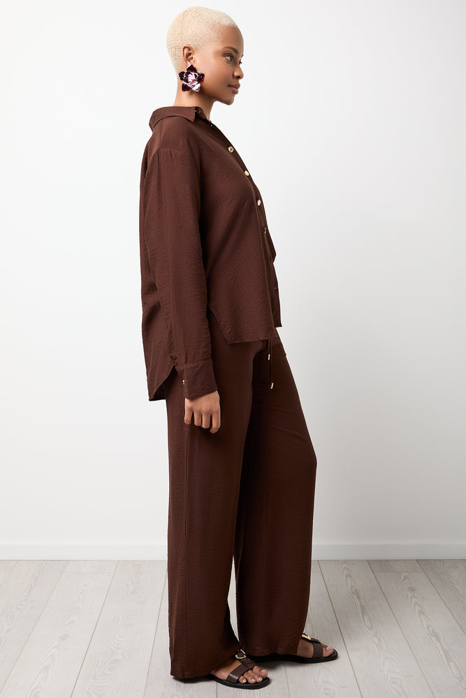 Chocolate Long Sleeve Shirt (1)