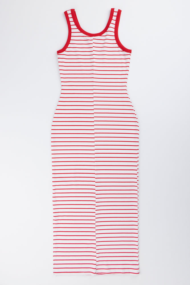 Red Stripe Bodycon Dress (2)