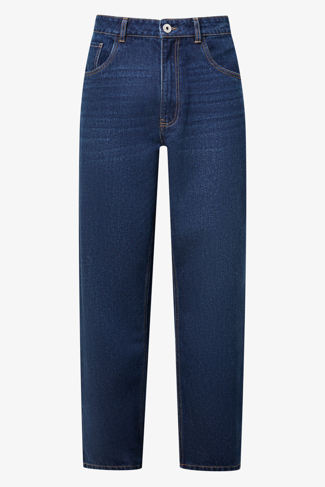 Relaxed Baggy Dark Wash Denim Jeans