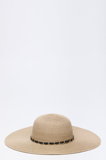 Wide Brim Straw Sun Hat