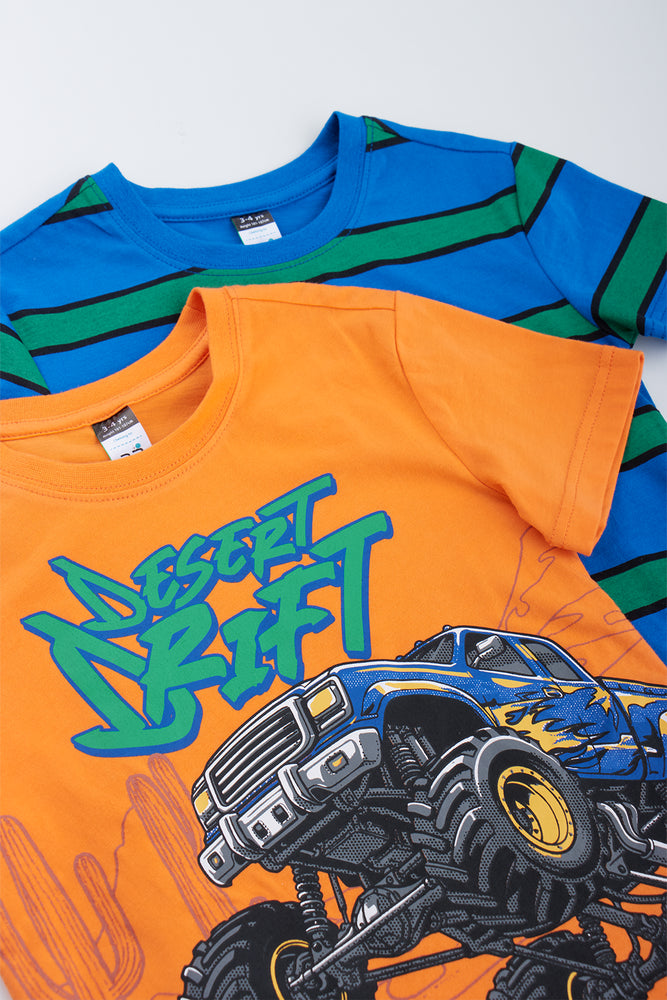 2 Pack Monster Truck T-Shirts (1)