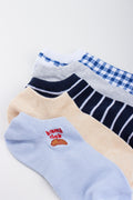 5 Pack Lowcut Croissant Socks (1)