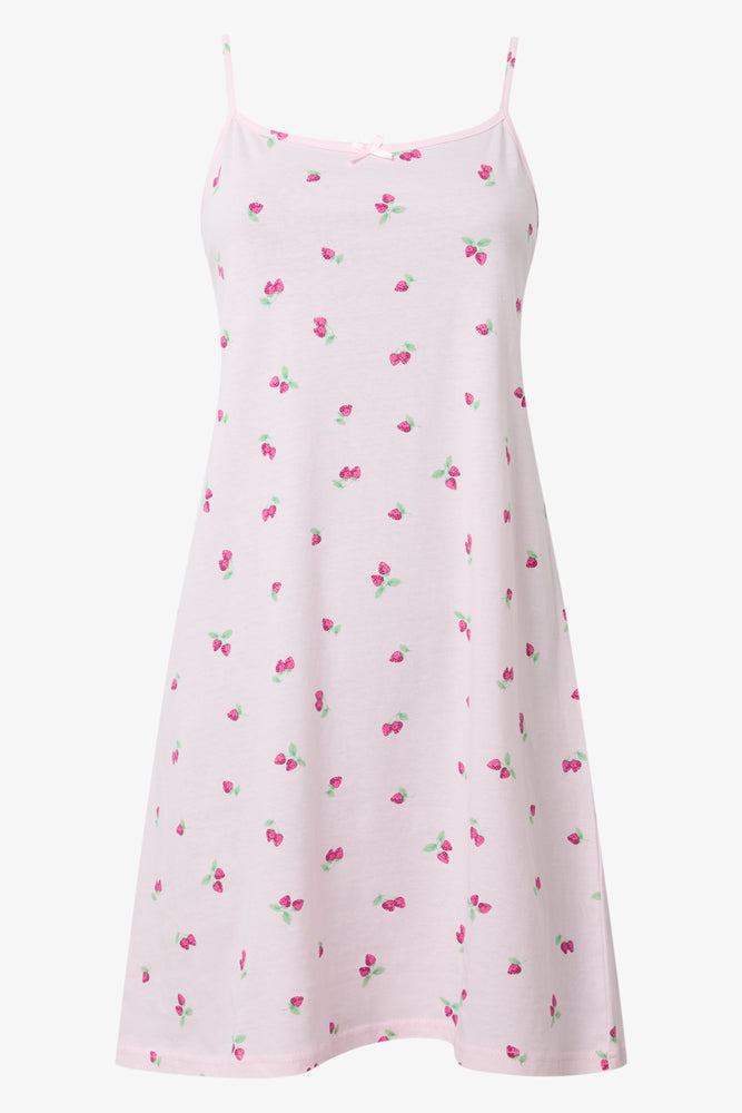 Strawberry Print 2 Pack Chemise Set (1)