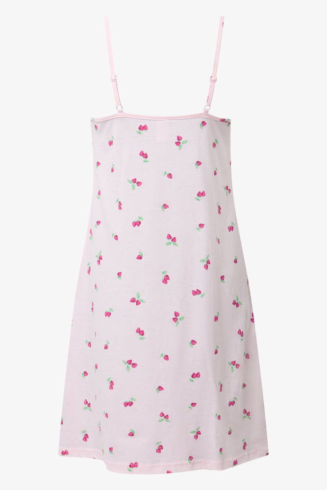 Strawberry Print 2 Pack Chemise Set (2)
