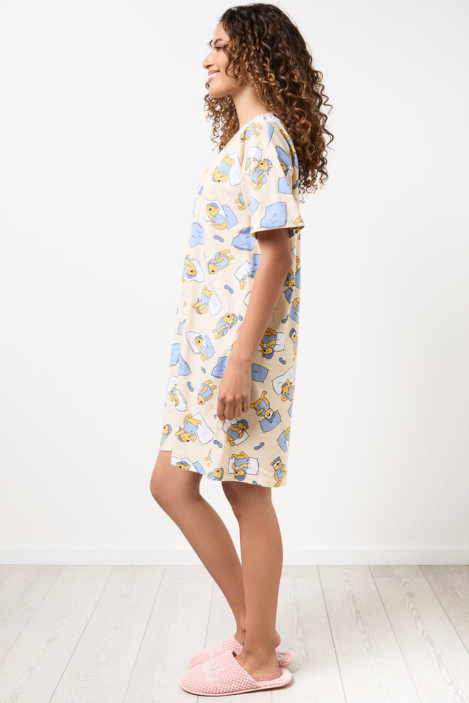 Winnie the Pooh Cotton Sleep Dress (1)
