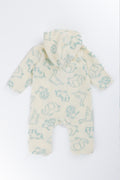 Cream Dinosaur Microfleece Jumpsuit (2)