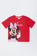 Red Minnie Mouse Oversized T-Shirt