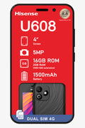 Hisense U608 Black Vodacom