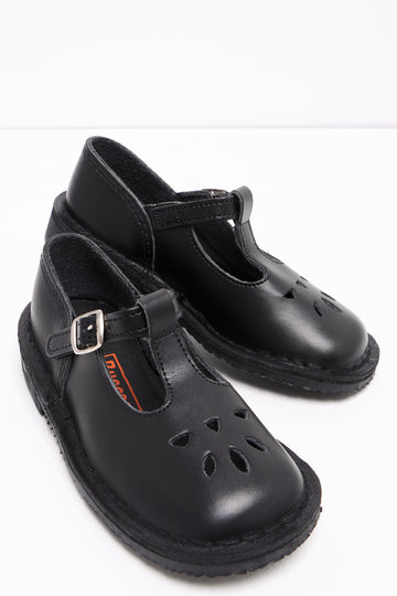 Black Buccaneer School Shoes