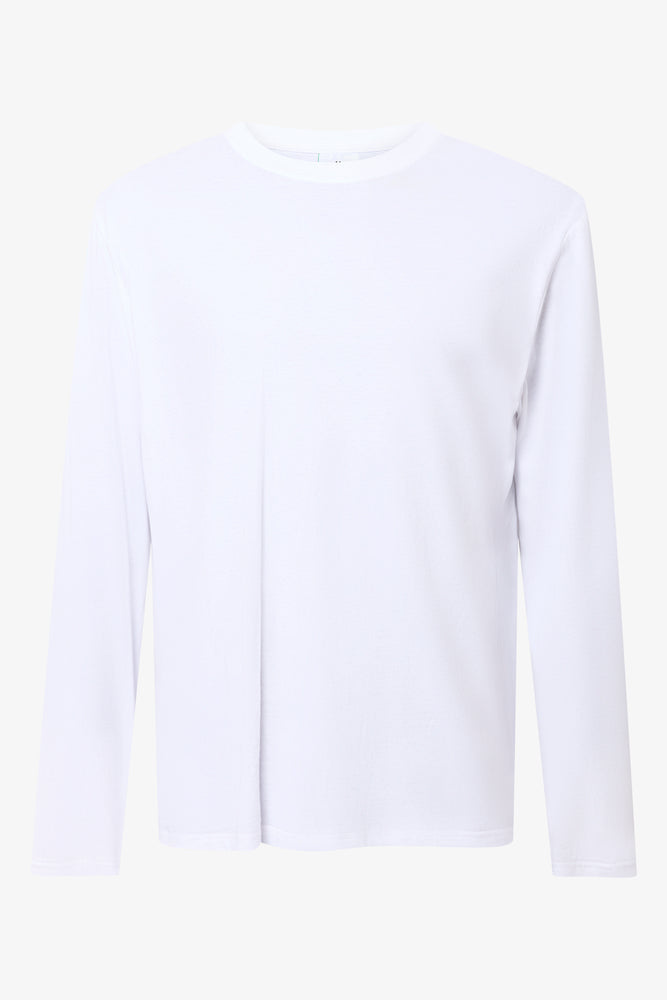 White Long Sleeve Regular T-Shirt