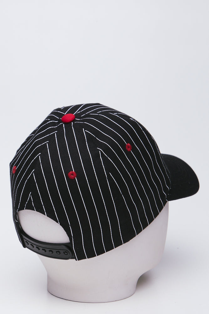 Black Spider-Man Striped Peak Cap (2)