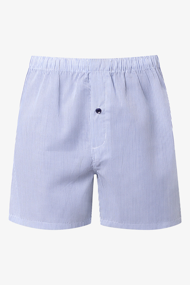 3 Pack Stripe Boxers Blue (3)
