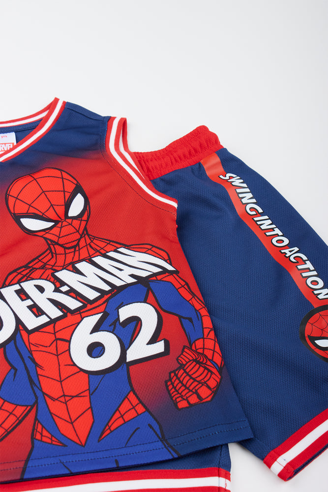 Spider-Man Basketball Sleeveless Set (1)